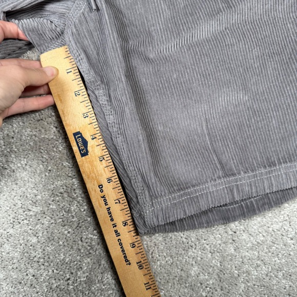 NWT Billabong Shorts Mens M‎ Gray Mike EW Corduroy Pull On Drawstring Lounge - Picture 3 of 10